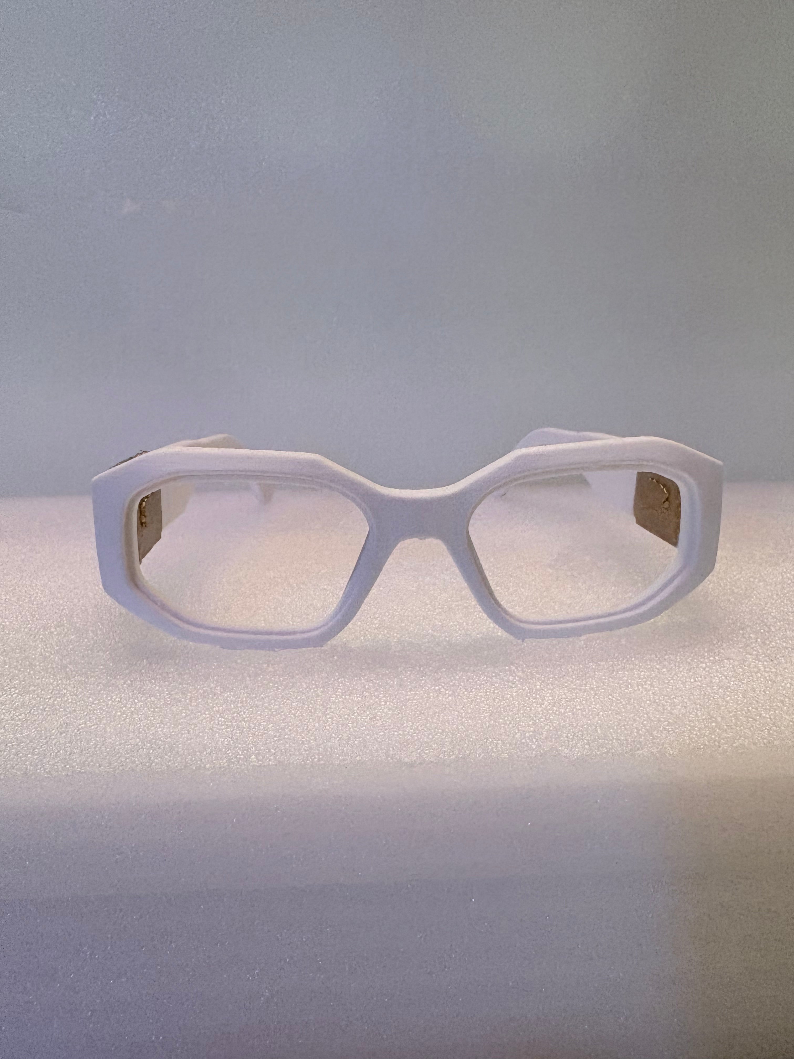 White Designer glasses